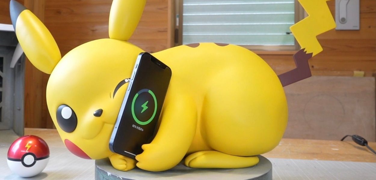 Pikachu diventa un caricatore wireless grazie alla creatività di un fan