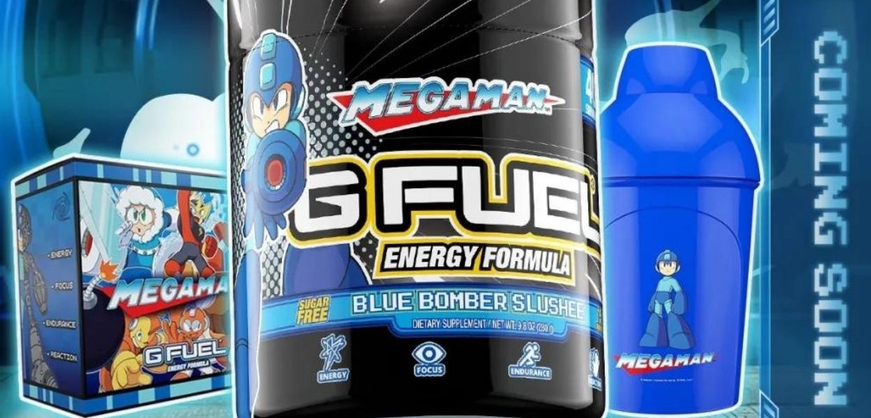 G Fuel annuncia una bevanda energizzante a tema Mega Man