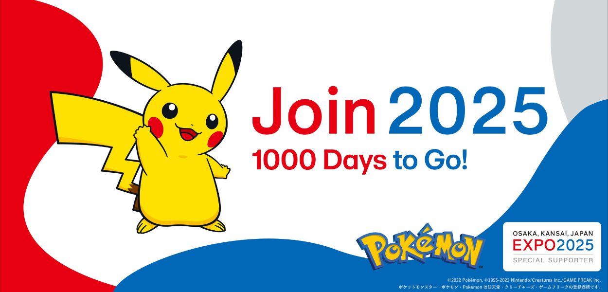 Pokémon è sponsor ufficiale dell'Expo 2025 di Osaka Pokémon Millennium