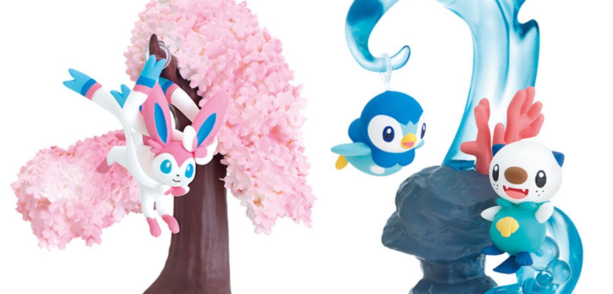 Disponibili le statuette Pokémon dondolanti della Swing Vignette Collection 2 Re-Ment