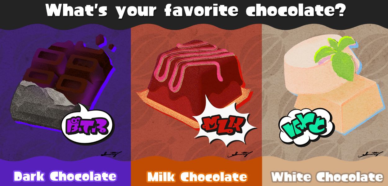 Splatoon 3 si prepara a una Splatfest a tema cioccolata