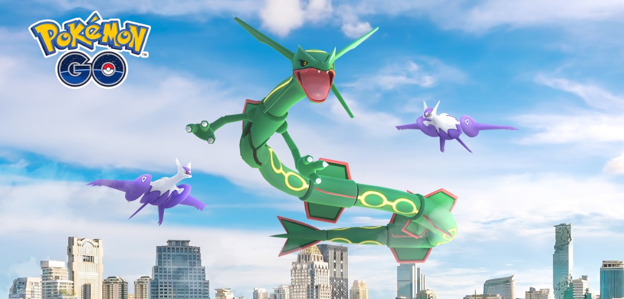 Rayquaza torna nell'evento Archeopresagi di Pokémon GO