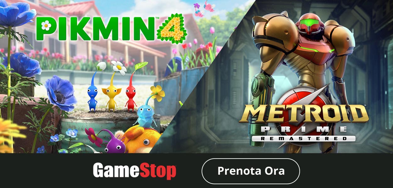 Metroid Prime Remastered e Pikmin 4 sono disponibili al preordine da GameStop