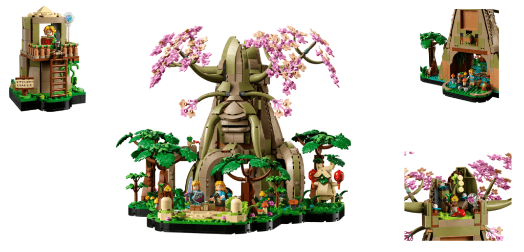 set lego the legend of zelda albero deku