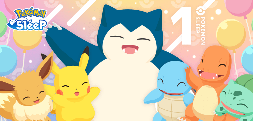 Pokémon Sleep anniversario