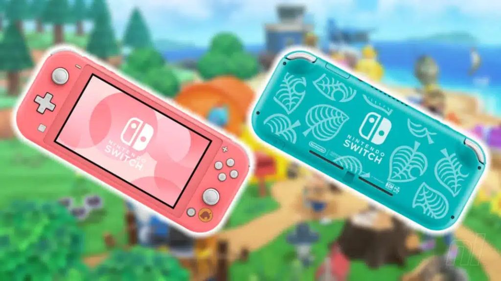 Nintendo Switch Lite colore turchese e corallo