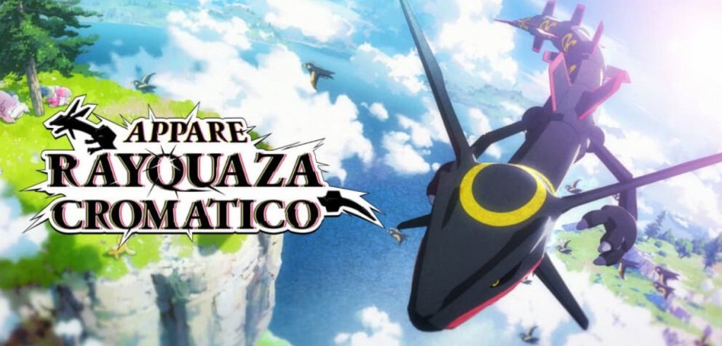 rayquaza cromatico pokémon scarlatto e violetto