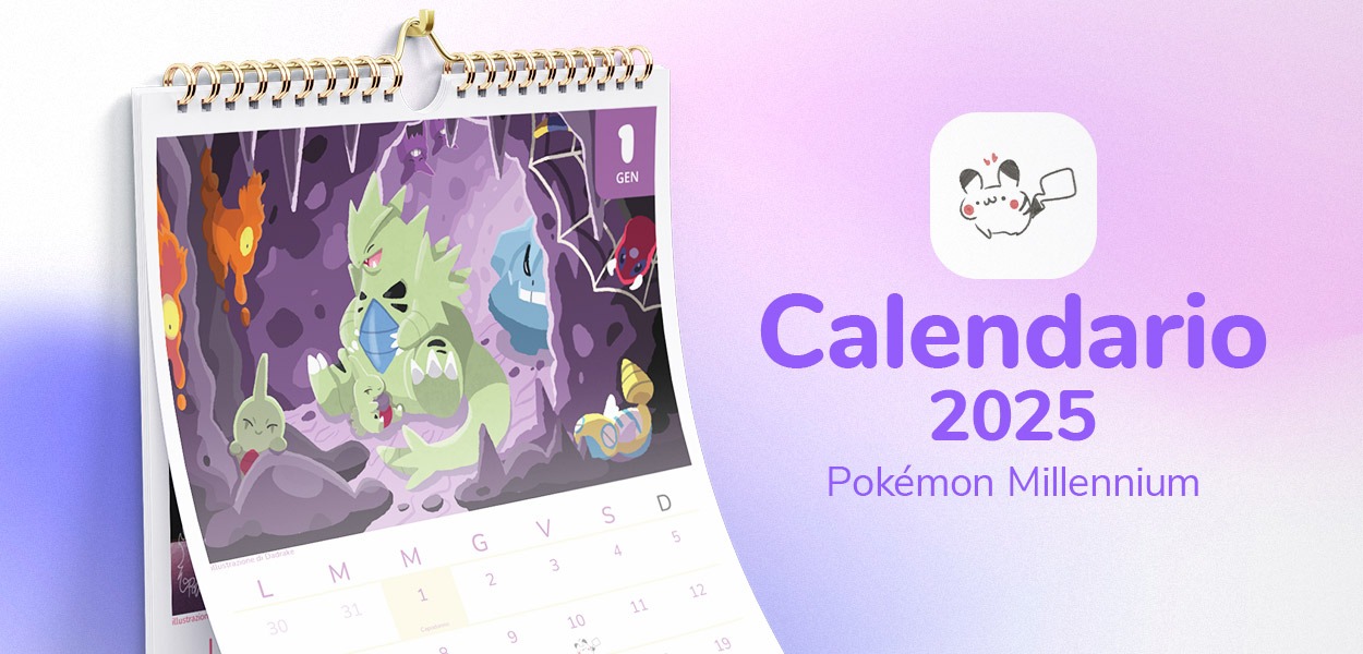 Il Calendario 2025 di Pokémon Millennium è arrivato! Pokémon Millennium