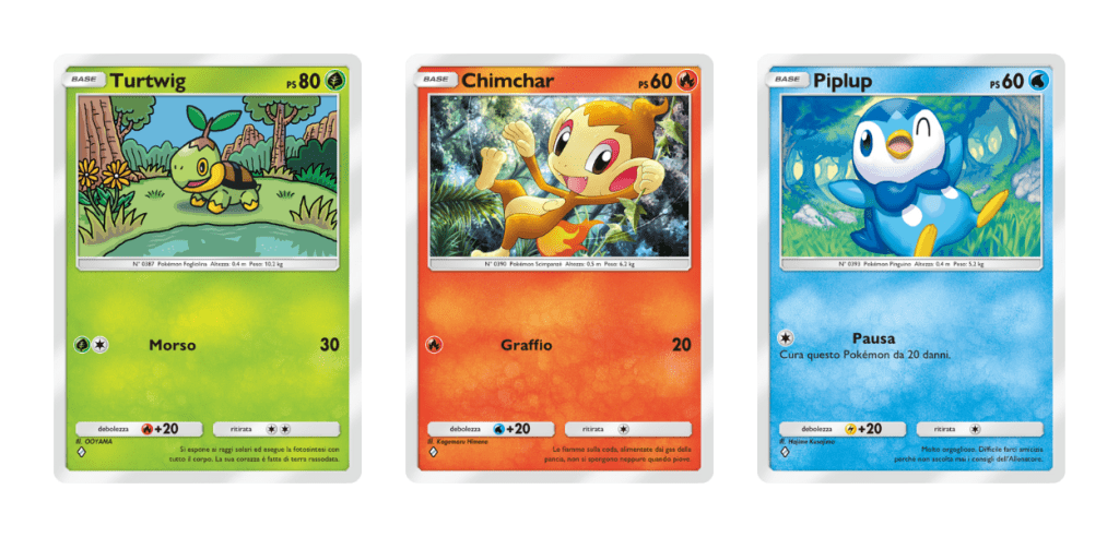 carte starter sinnoh gcc pocket