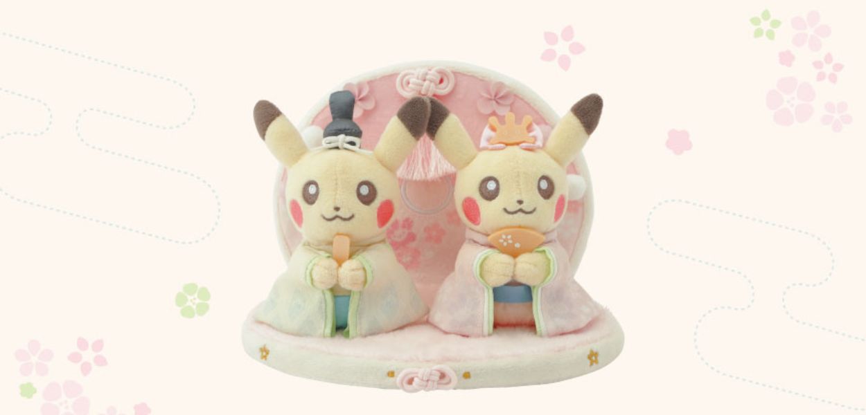 Pikachu Hinamatsuri: i peluche ispirati alla cultura giapponese