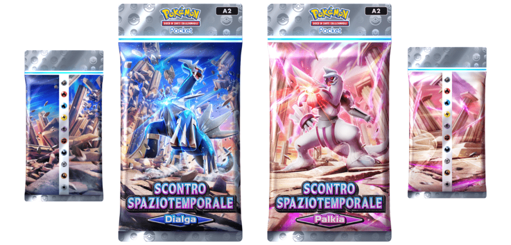 gcc pokémon pocket scontro spaziotemporale bustine