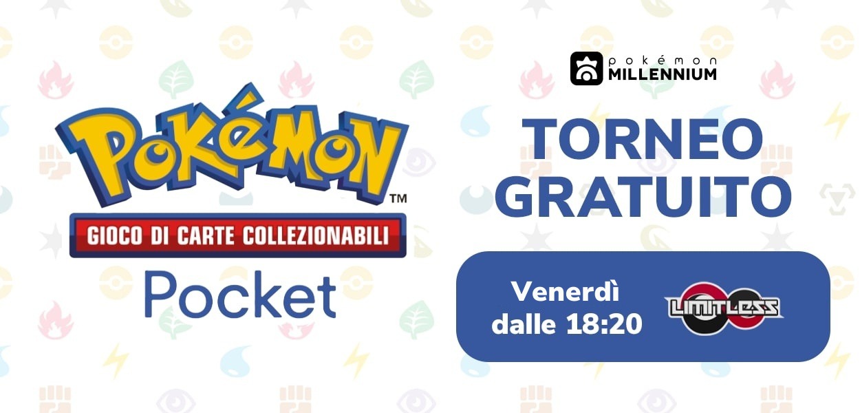 Partecipa al nostro torneo gratuito di GCC Pokémon Pocket di venerdì 24 gennaio!