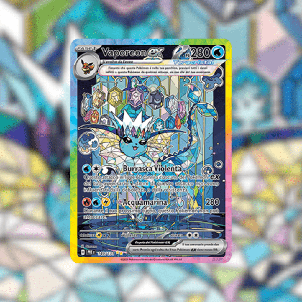 vaporeon-ex evo prismatiche