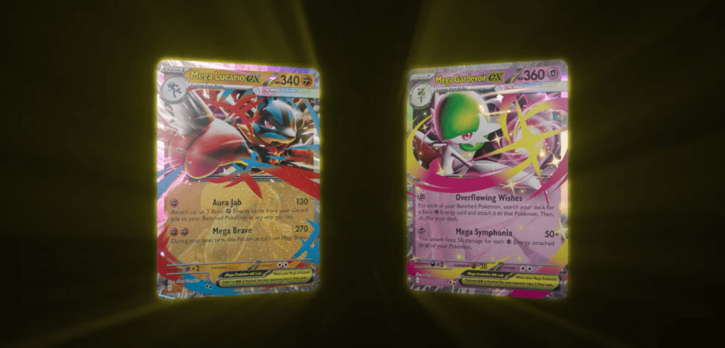 carte lucario gardevoir megaevoluzioni